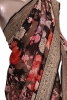 Pure Printed Georgette Silk Saree